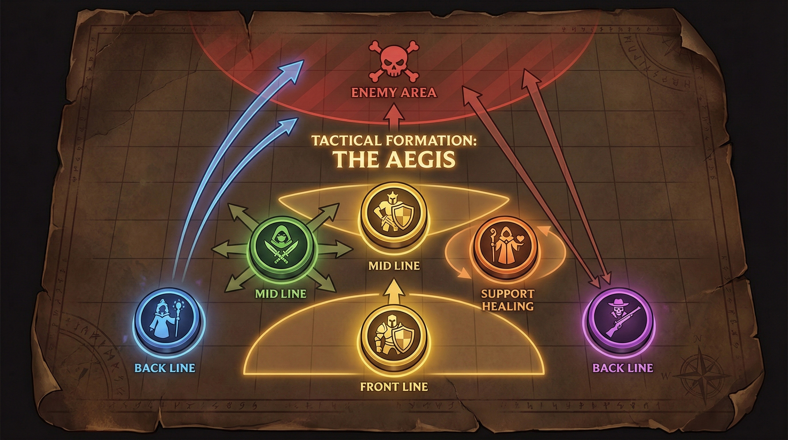 Battle Formation Diagram